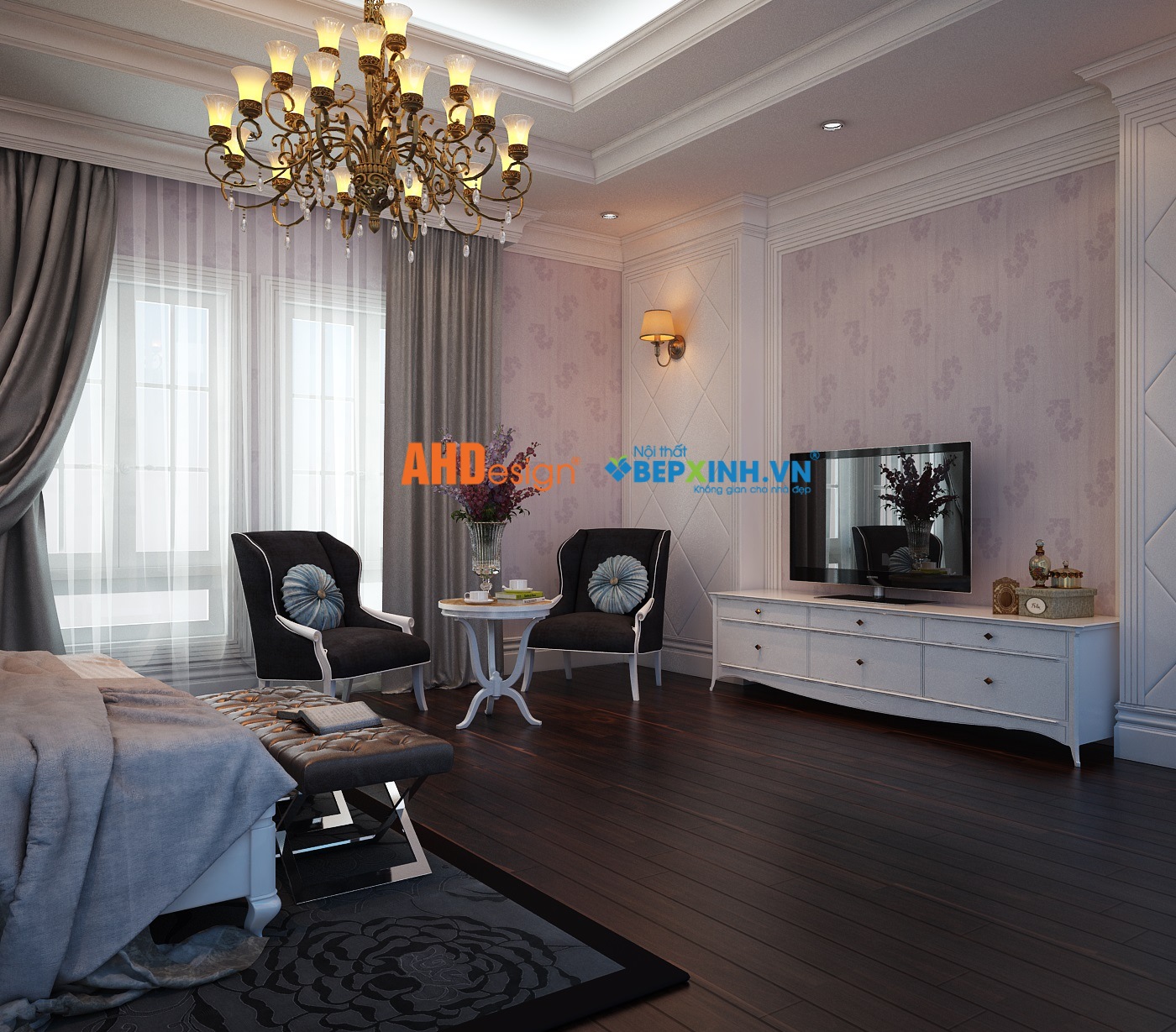 Phòng Ngủ-Nội thất phòng ngủ với AHDesign-Bếp Xinh.