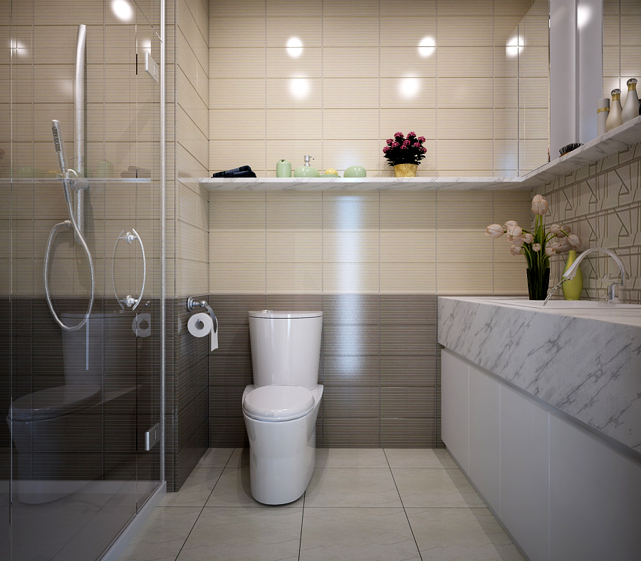 Bạn muốn biến phòng tắm nhà mình thành không gian hiện đại, tiện nghi hơn? Với thiết kế phòng tắm hiện đại, bạn sẽ có một không gian tuyệt đẹp, thích hợp cho cả gia đình sử dụng. Hãy xem hình ảnh để cảm nhận được sự độc đáo và tinh tế của thiết kế này.